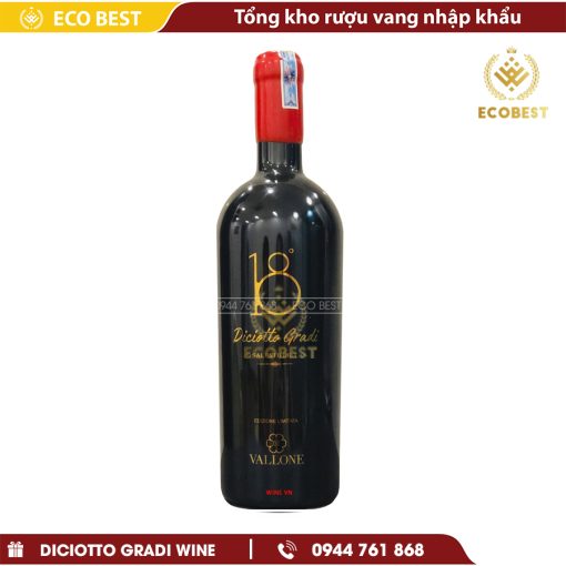 Rượu Vang Diciotto Gradi 18 Độ
